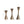 Load image into Gallery viewer, Hand-Forged Short Iron Candle Holders, Antique Brass Finish