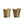 Load image into Gallery viewer, Aluminum Votive Holders, Antique Gold Finish