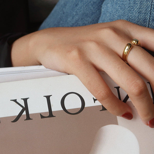 18K Gold Filled Daisy Ring