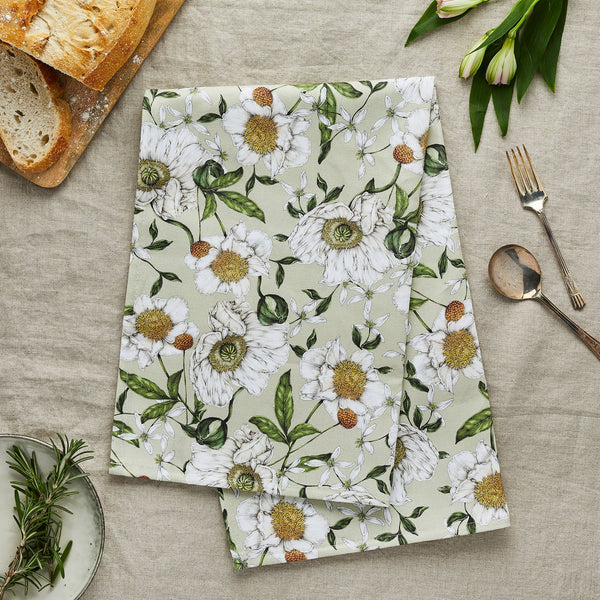 Floral Tea Towel