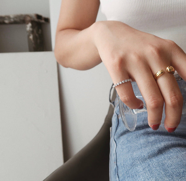 18K Gold Filled Daisy Ring
