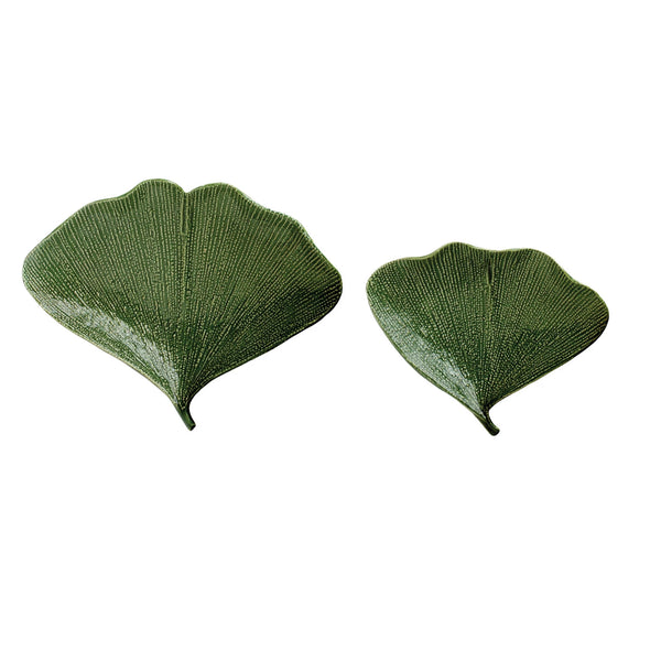 Gingko Leaf Shaped Plates