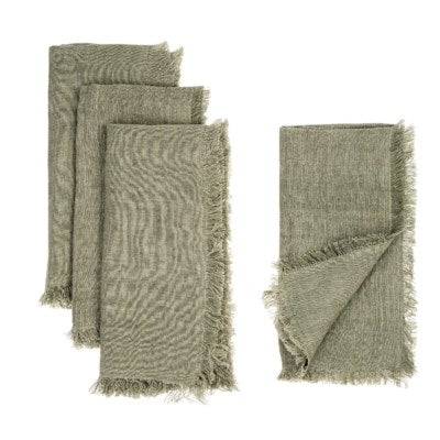 Linen Napkins S/4, Laurel