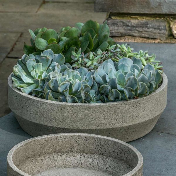 Tabletop Cement Beveled Bowl